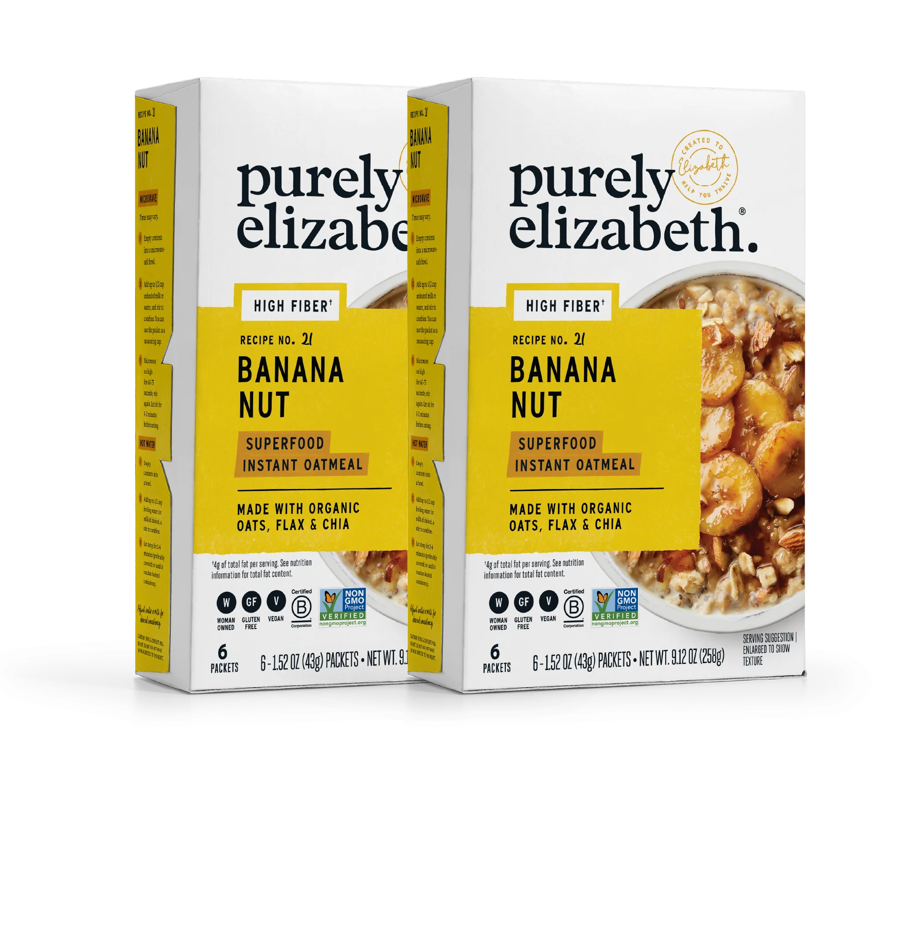 Banana Nut Superfood Oatmeal Multipack with Prebiotic Fiber - Image 6