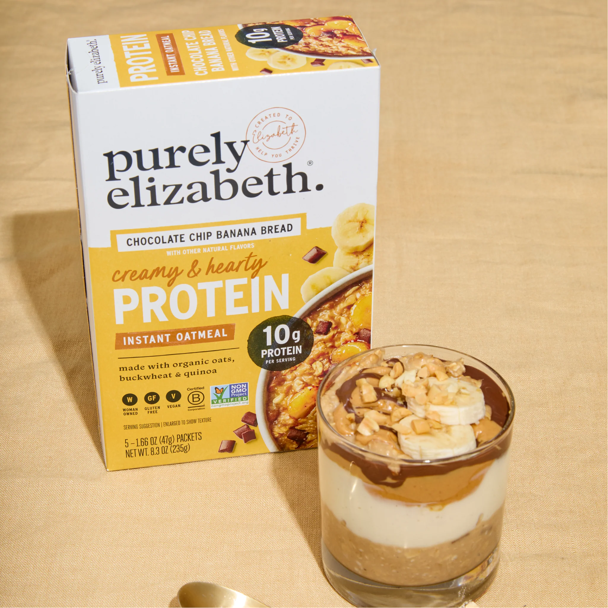 Chocolate Chip Banana Bread Instant Protein Oatmeal - Image 5