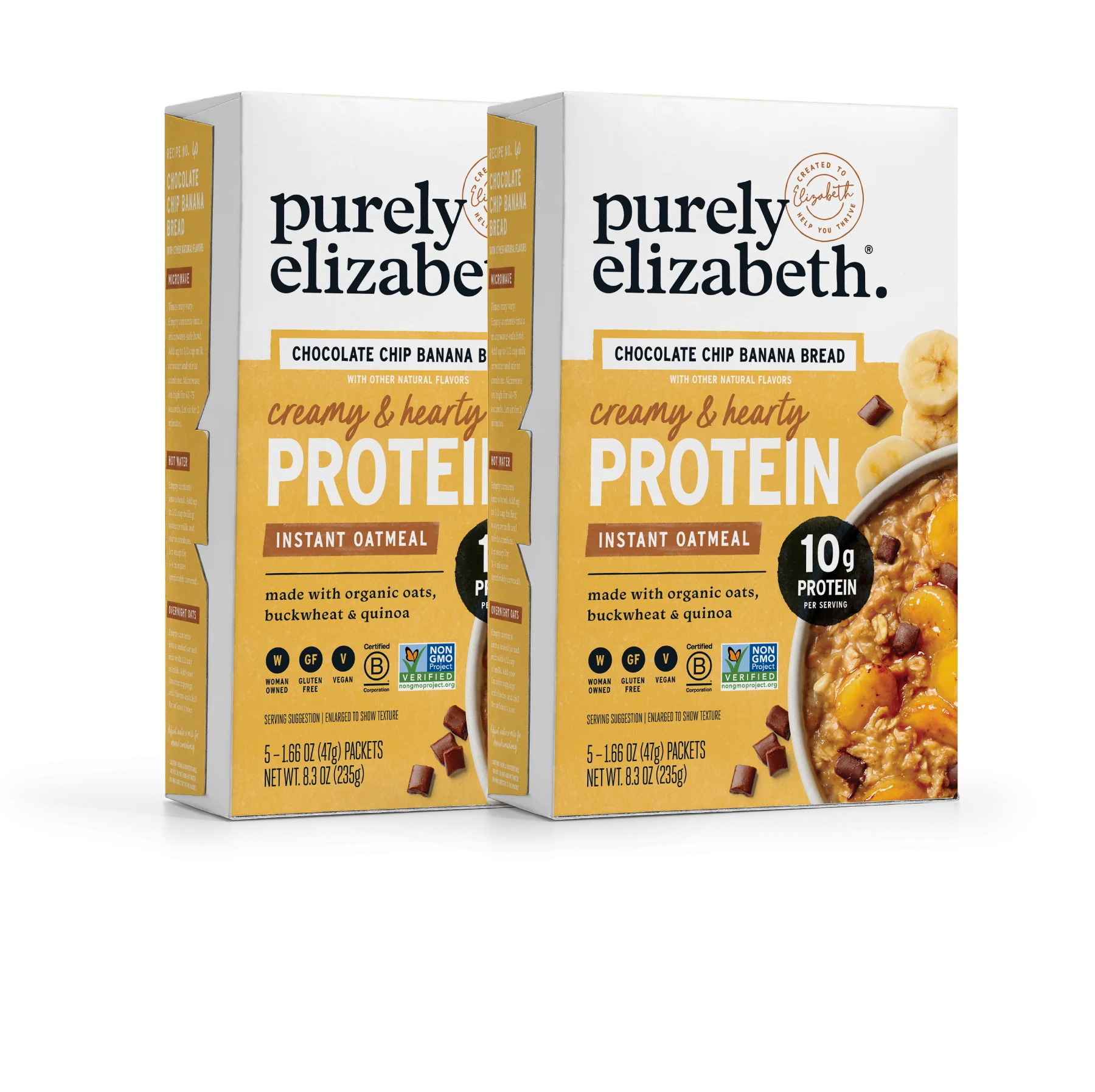 Chocolate Chip Banana Bread Instant Protein Oatmeal - Image 6