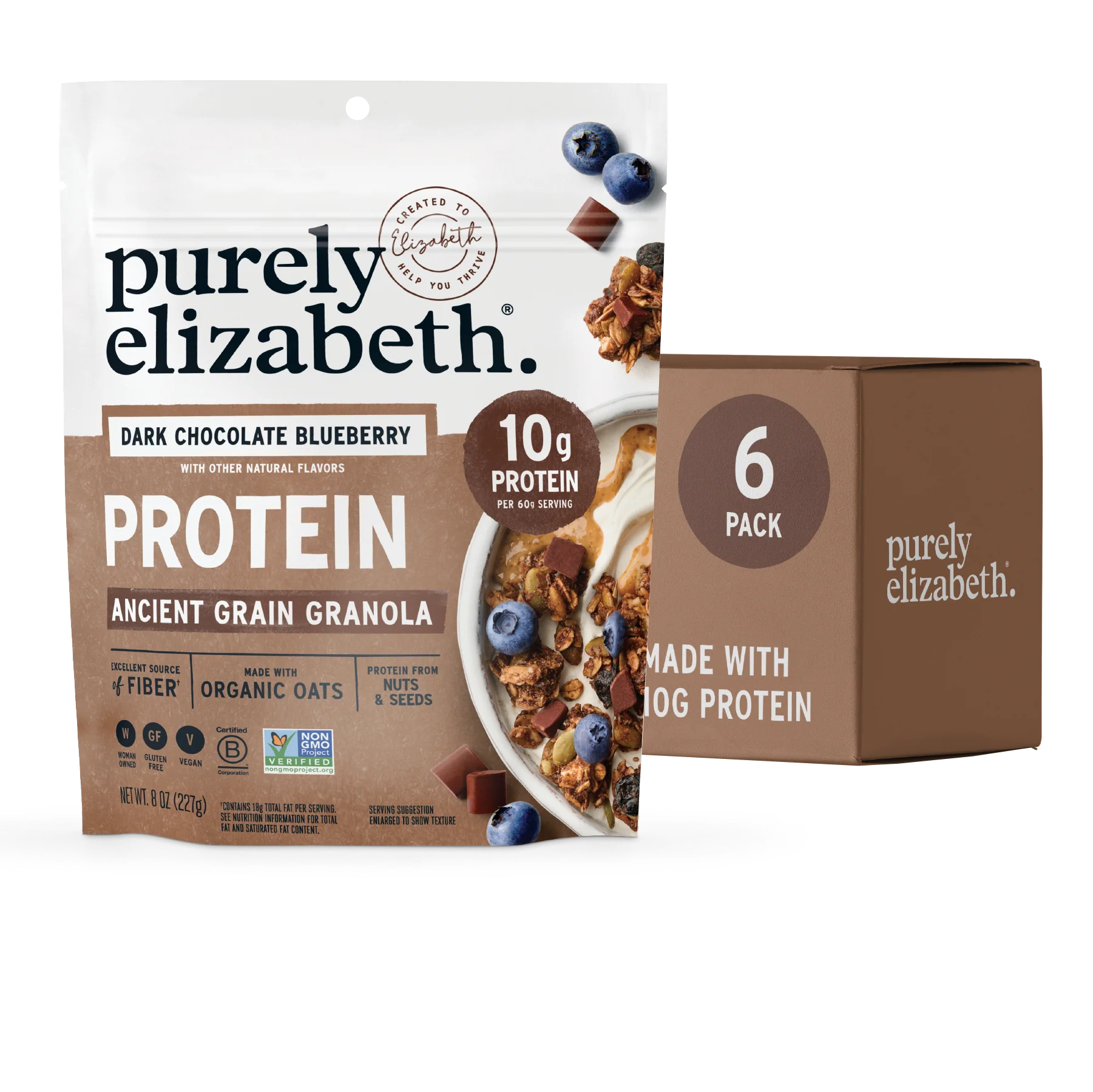 Dark Chocolate Blueberry Protein Granola - Image 6