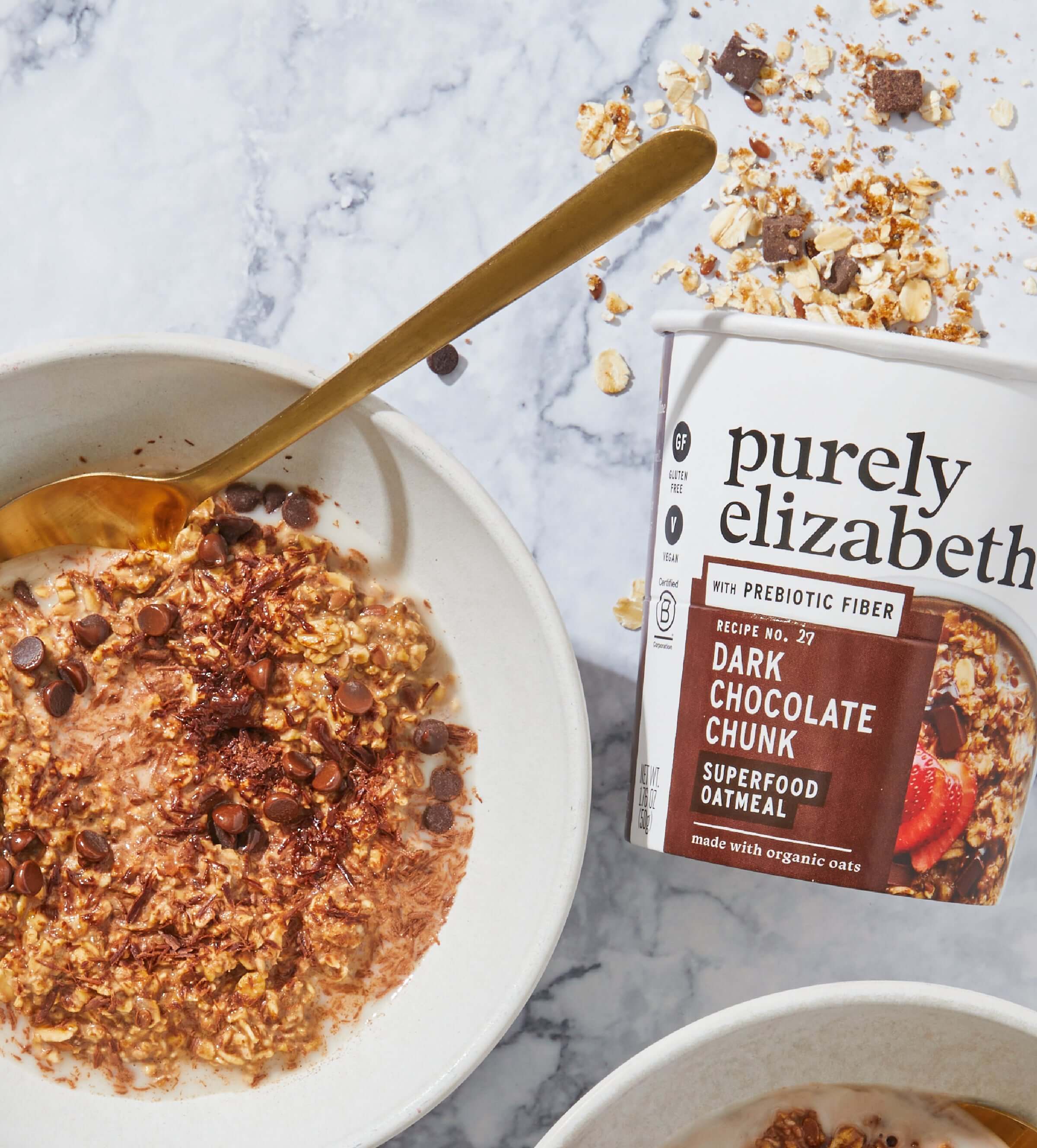 Dark Chocolate Chunk Superfood Oat Cup with Prebiotic Fiber - Image 5