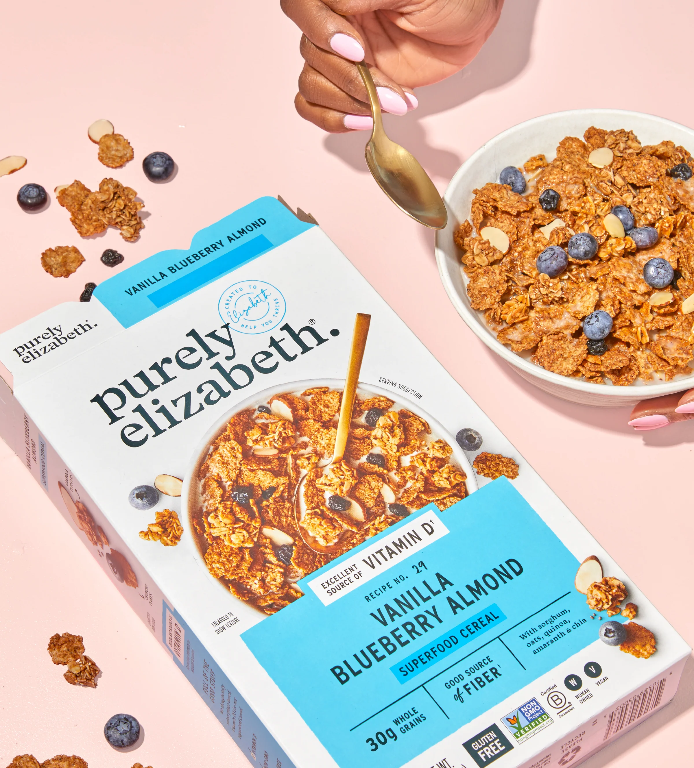 Vanilla Blueberry Almond Superfood Cereal with Vitamin D - Image 3